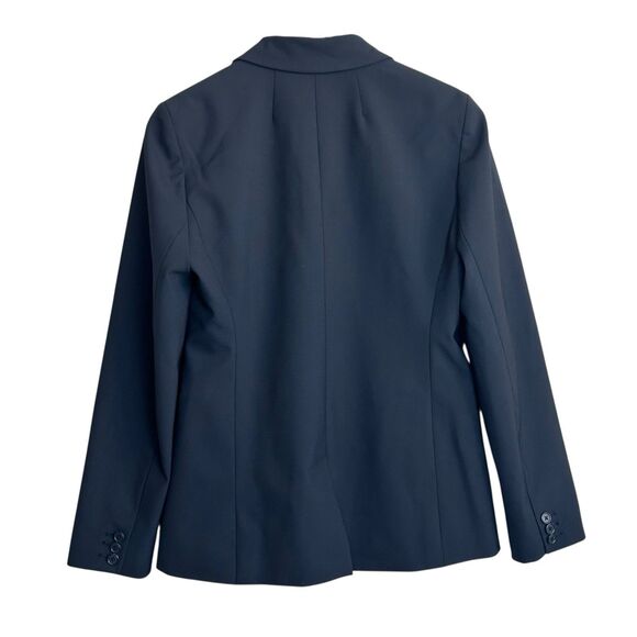 j. crew Italian Wool blazer Womens 6 Black One Button h6203 Classic Timeless - Picture 2 of 8